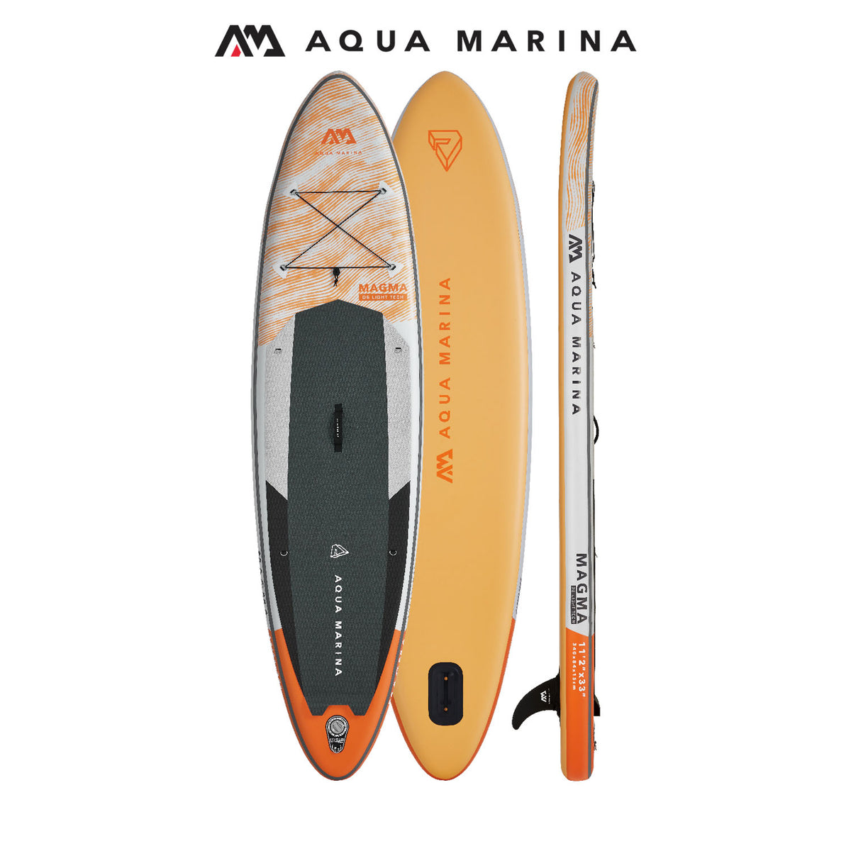 AQUA MARINA MAGMA - ADVANCED ALL AROUND iSUP, 3.4m/15cm, WITH PADDLE A ...